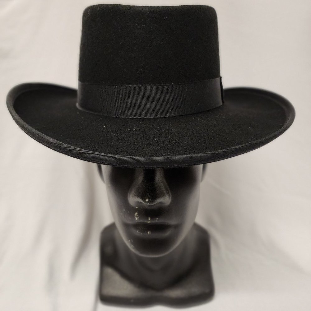 Rhett Butler Hat / Southern Gentleman Hat / Planter Hat / Wool Felt